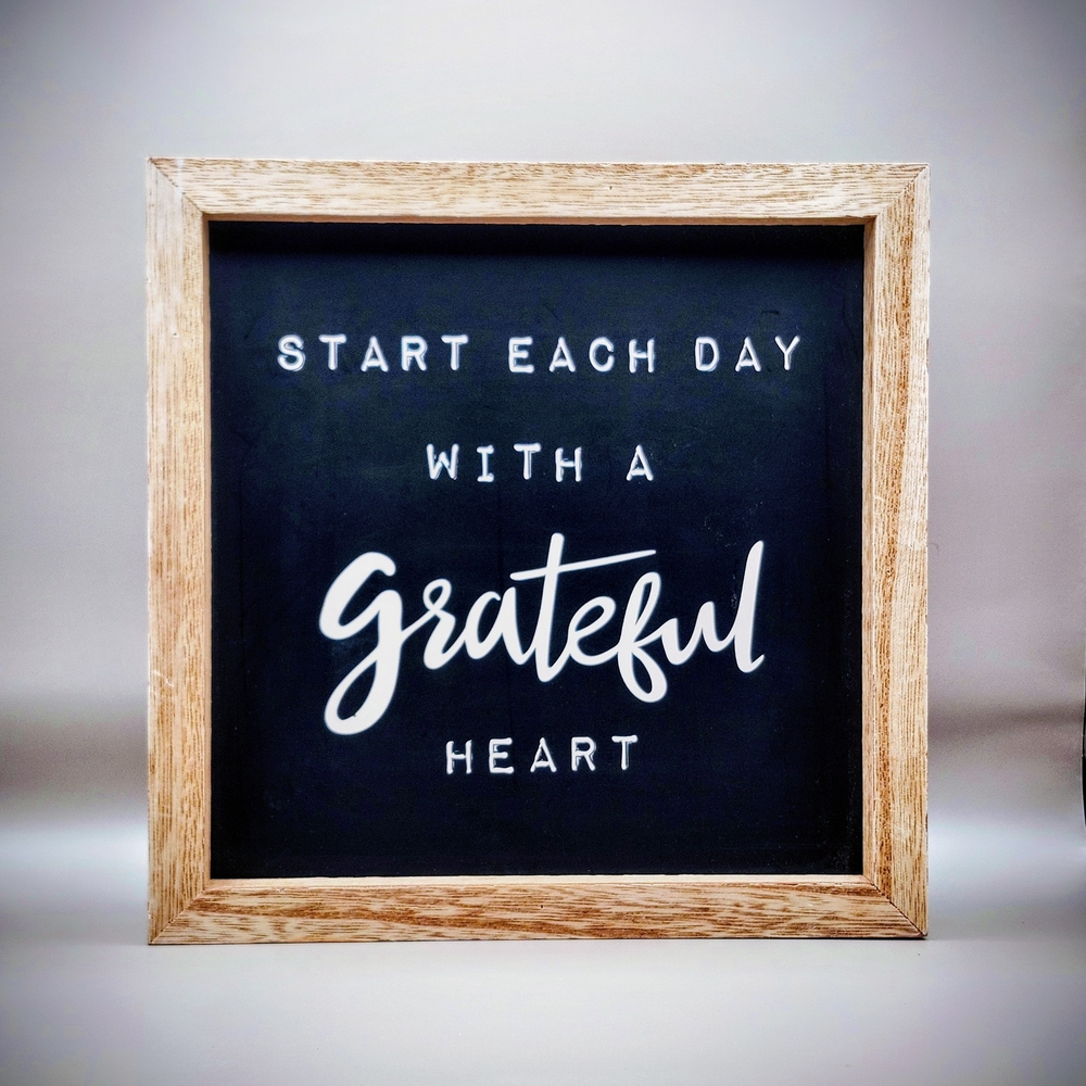 Wooden Framed Interchangable Inspirational Wall Art